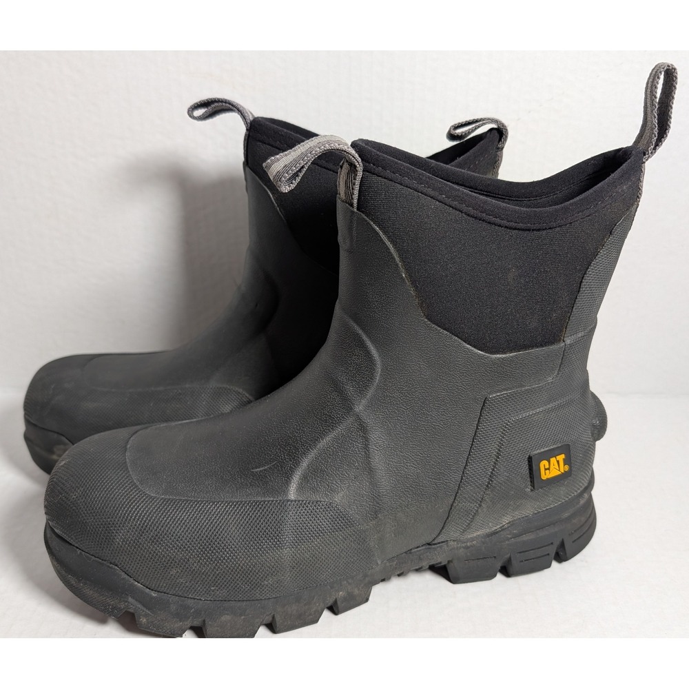 CAT Caterpillar Work Boots Slip-On Waterproof EH ASTM F2892-18 Mens 7 / Womens 9